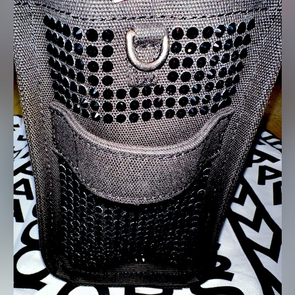 Marc Jacobs Black Crystal Canvas Small Tote Bag - NWOT - - Picture 6 of 12